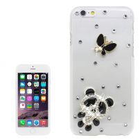 Luksuzna maskica / futrola s kamenčićima u obliku dijamanta za Apple iPhone 6S / 6 - panda