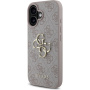 Guess 4G Metal Logo maska za iPhone 16 Plus - roza