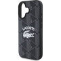 Lacoste Blend Monogram maska sa MagSafe za iPhone 16 - crna