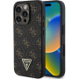 Guess 4G Triangle Metal Logo Cover za iPhone 16 Pro - crna
