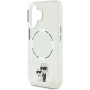 Karl Lagerfeld IML Karl and Choupette maska s MagSafe za iPhone 16 Plus - prozirna