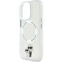 Karl Lagerfeld IML Karl and Choupette maska s MagSafe za iPhone 16 Pro - prozirna