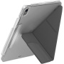 UNIQ Camden Click maskica s origami stalkom i prostorom za Apple Pencil za iPad Air 13" (2024-2026) - siva