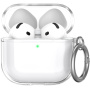 Transparentna maskica s karabinom za AirPods 4 / 5 - prozirna