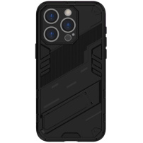 Izdržljiva zaštitna maska sa postoljem za iPhone 16 Pro - crna