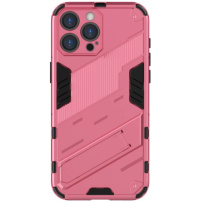 Izdržljiva zaštitna maska sa postoljem za iPhone 16 Pro Max - roza