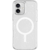 UNIQ LifePro Xtreme MagClick Glitter Cover sa MagSafe za iPhone 16 - srebrna