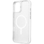 UNIQ LifePro Xtreme MagClick Glitter Cover sa MagSafe za iPhone 16 - srebrna