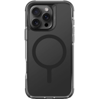 UNIQ Combat MagClick maska s okvirom u boji i MagSafe za iPhone 16 Pro - crna