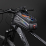 Wheel up Bike Bag vodootporna torba za bicikl s prostorom za iPhone - crna