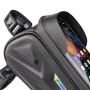 Wheel up Bike Bag vodootporna torba za bicikl s prostorom za iPhone - crna