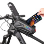 Wheel up Bike Bag vodootporna torba za bicikl s prostorom za iPhone - crna