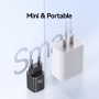 USAMS CC248 brzi punjač s USB-C priključkom - 20W - ljubičasti