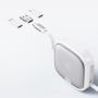 USAMS US-SJ650 set s uvlačivim USB-C kabelima, adapterima i iglom - crni