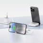 USAMS US-SJ650 set s uvlačivim USB-C kabelima, adapterima i iglom - ljubičasta