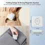 W-126 3-u-1 sklopivi bežični punjač za iPhone / Apple Watch / AirPods - 15W - crni