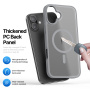 DUX DUCIS Yind Matte Cover sa MagSafe za iPhone 16 Plus - siva