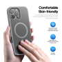 DUX DUCIS Yind Matte Cover sa MagSafe za iPhone 16 Pro - siva