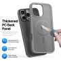 DUX DUCIS Yind Matte Cover sa MagSafe za iPhone 16 Pro - siva