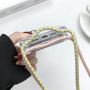 Prozirna maska sa vezom i MagSafe za iPhone 11 - plava