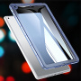 Sjajna prozirna maska za iPad 9,7" (2017/2018) / Air 2 / Pro 9,7" - plava