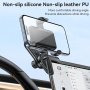 Yesido C250 auto display držač za iPhone - crni