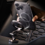 ROCK RAM0037 Sklopivi magnetski držač za kontrolnu ploču automobila za iPhone - sivi