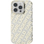 Karl Lagerfeld IML Electroplated Repeated Logo maska za iPhone 16 Pro - zlatna
