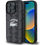 Lacoste Blend Monogram Cover s MagSafe za iPhone 16 Pro Max - crna