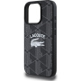 Lacoste Blend Monogram Cover s MagSafe za iPhone 16 Pro Max - crna