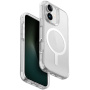 UNIQ Combat Luminous MagClick Case s okvirom koji svijetli u tami i MagSafe za iPhone 16 Plus - prozirna