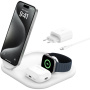BELKIN Boost Charge 3-u-1 sklopivi magnetski bežični stalak za iPhone / Apple Watch / AirPods - 15W - bijeli
