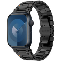 Pathfinder remen od nehrđajućeg čelika za Apple Watch Ultra 49mm / 46mm / 45mm / 44mm / 42mm - crni