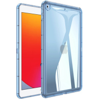 Sjajna prozirna maska za iPad 9,7" (2017/2018) / Air 2 / Pro 9,7" - plava