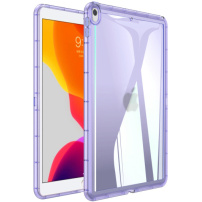 Sjajna prozirna maska za iPad Air 3 (2019) / Pro 10.5" - ljubičasta