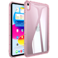 Sjajna prozirna maska za iPad Air 4 (2020) / Air 5 (2022) - roza