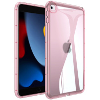 Sjajna prozirna maska za iPad mini 4 / 5 - roza