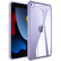 Sjajna prozirna maska za iPad mini 4 / 5 - ljubičasta