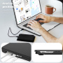 Kožna torbica sa postoljem za MacBook Air 15" (A2941 / A3114 / A3241) - crna