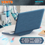 Maska s tekstilnom površinom i stalkom za MacBook Pro 16" (A2485 / A2780 / A2991 / A3186 / A3403 / A3428 / A3429) - tamnoplava