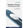 Wiwu W009 bežični MagSafe punjač za iPhone / AirPods - 15W - bijeli