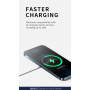 Wiwu W009 bežični MagSafe punjač za iPhone / AirPods - 15W - bijeli