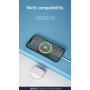 Wiwu W009 bežični MagSafe punjač za iPhone / AirPods - 15W - bijeli