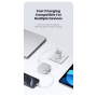 USAMS US-SJ650 set s uvlačivim USB-C kabelima, adapterima i iglom - crni
