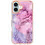 Zaštitna maska Marble za iPhone 16 Plus - rozo ljubičasta
