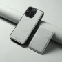 ESEBLE maska s izmjenjivim magnetnim novčanikom i MagSafe za iPhone 13 / 14 - svijetlo siva