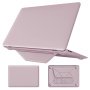 Kožna torbica sa postoljem za MacBook Pro 13" (A2251 / A2289 / A2338) - roza