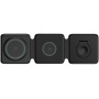 W-126 3-u-1 sklopivi bežični punjač za iPhone / Apple Watch / AirPods - 15W - crni