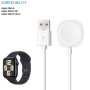 FIXED magnetski kabel za punjenje - USB-A na magnetski puck za Apple Watch - 1 m - bijeli