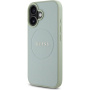 Guess Grained Classic Logo maska sa MagSafe za iPhone 16 - zelena